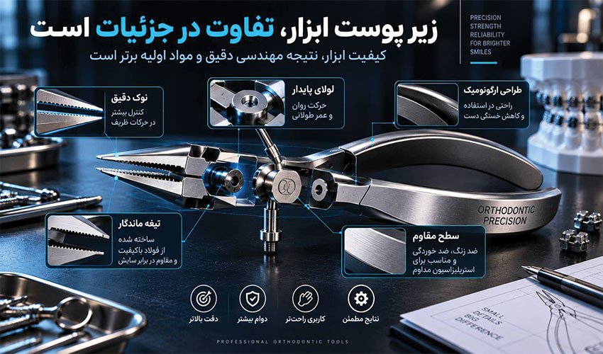 ساختار و کیفیت ابزار ارتودنسی